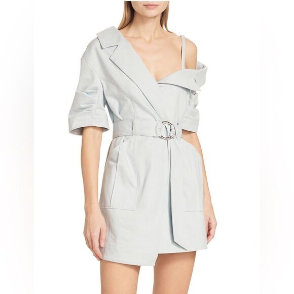 Cinq à Sept Milly Belted Stretch Denim Dress size 2 - Picture 2 of 11